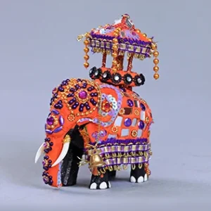 Wood Carved Tusker